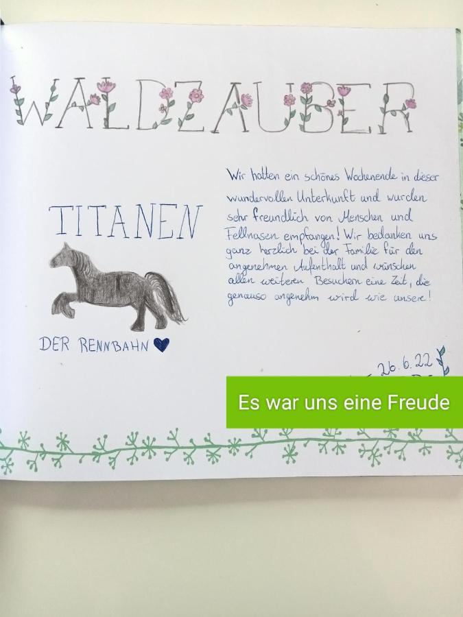 Borkwalde Ferienzimmer Waldzauber מראה חיצוני תמונה